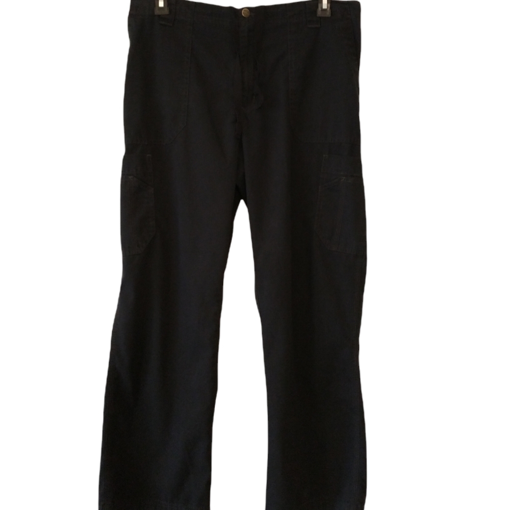 Carhartt Drawstring Cargo Pocket Pants Large Black - Picture 2 of 14